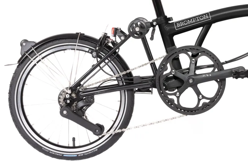 Brompton Electric C Line 4-Speed Folding Bike 2025 in Matt Black-4